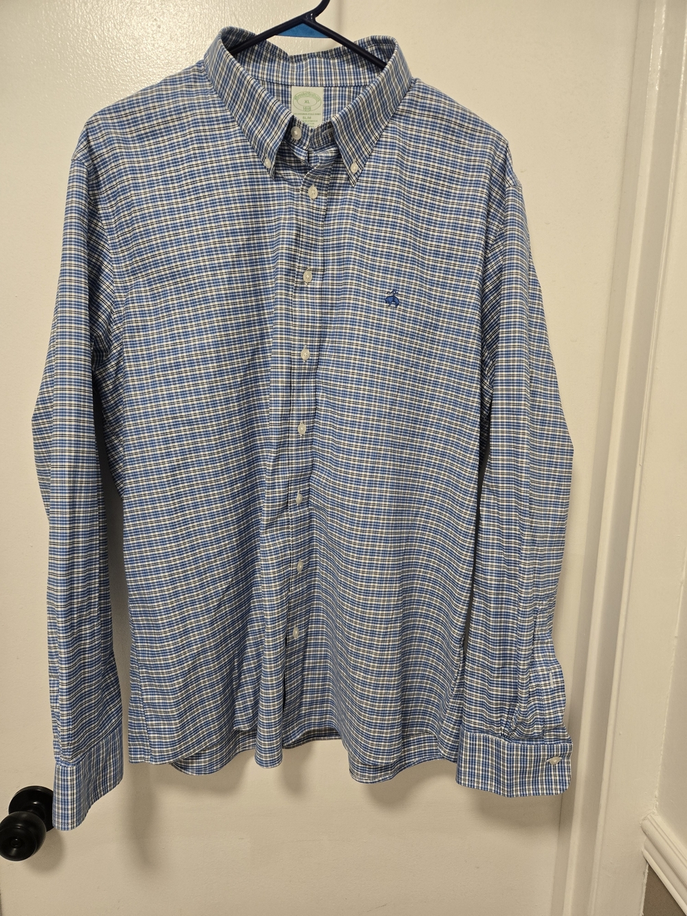 Brooks Brothers Slim Original Polo Shirt Button Down Dress Shirt Sz XL